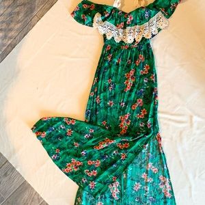 Tropical maxi lightweight dress.